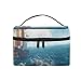 Produktbild Ocean Ship Vessel Kosmetiktasche Reisetasche Make-up-Tasche Organizer für Frauen Mädchen Kulturbeutel tragbare Aufbewahrung Kosmetik Tasche Canvas