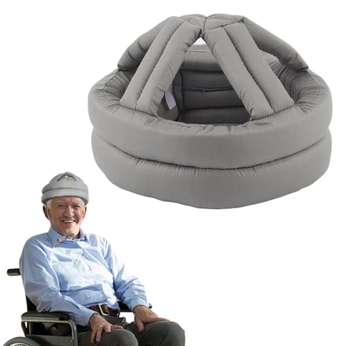 ZLXHDL Kopfschutz Für senioren, Anti Kollision Schutzhelme, Dicker Weicher Schutzhelm, Verstellbare Kopfschutzkappe Für Senioren, Atmungsaktiver Helm für Besondere Bedürfnisse