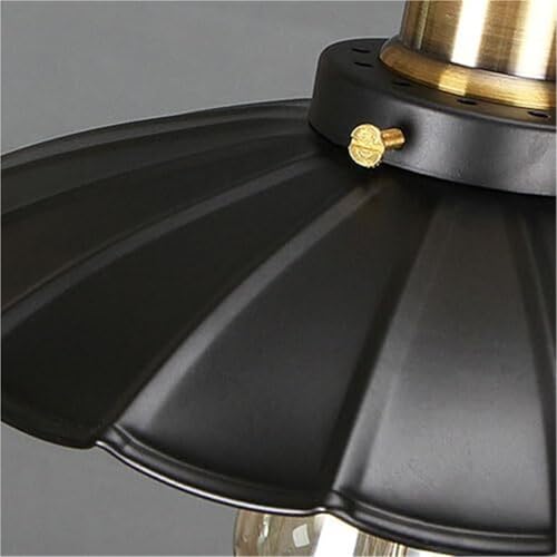 Lámpara de techo metal industrial de alta resistencia estética creativa con casquillo E27 4