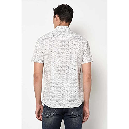 Image of blackberrys Mens Slim Fit Printed Shirt (A205480W1MS20FL-P)