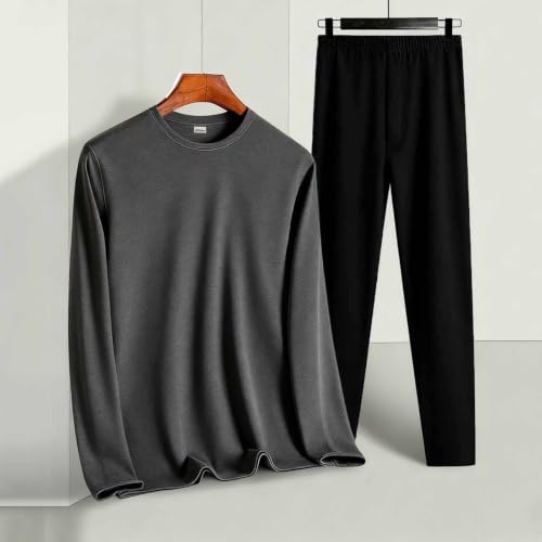 Aswuknt Thermal Underwear for Men Set Winter Fleece Lined Long Johns Sets - image 3