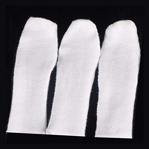 FRCOLOR Descartáveis Dedeiras Algodão Tecido Almofada Dedo Protetor de Dedo Mangas Polegar Do Dedo D