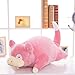 Ruiodr 50 cm en Peluche Slowpoke Oreiller Enfants de Bande dessinée Anime Rose poupée Souple Pratique Polyvalent Mignon Chaud Bonne qualité Cadeau de noël Enfant