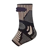 Ayztantine Fußgelenkbandage Sport 1 Stück Kupfer-Knöchelbandage mit Kompressionsmanschette zur Linderung von Plantarfasziitis, Verstauchungsschmerzen und Achillessehne(XL)