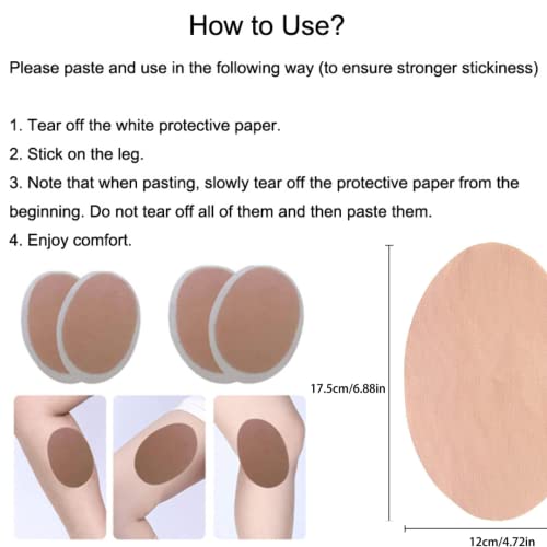 Shopipistic Anti Friction Inner Thigh Sweat Pads, Underarm, Armpit Darkness Removal Assistant, Anti Chafing Reusable Pads with Breathable, Sweat Absorbent and Skin Friendly... - Image 5