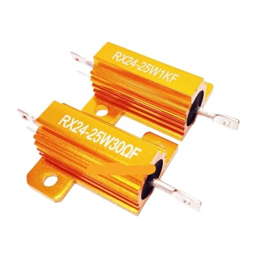 Résistance bobinée aluminium 50W boîtier métallique RXG24 pour montage sur châssis