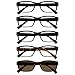 Produktbild Die Lesebrille Unternehmen 5er-Pack Herren Schwarz Braun Groß Leser Mit Sonne Leser Federscharniere RRRRS11-11122 +3,50