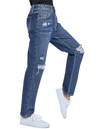 YMI Girls Selena Dream Button Fly Straight Leg Hybrid Jeans2