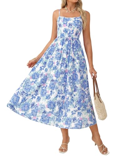 Robe d'été à fleurs fluide pour éviter la chaleur en restant élégante