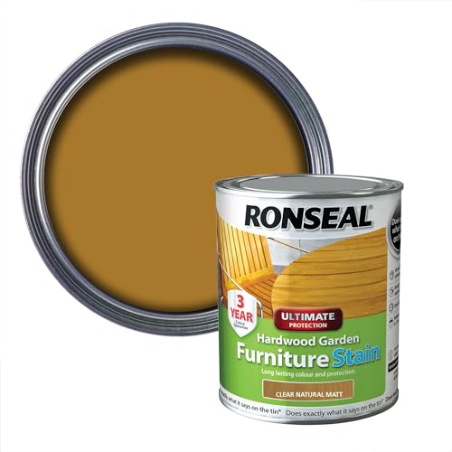 Ronseal HWFSNM750 Hardwood FurnIture Stain Natural Matt 750ml