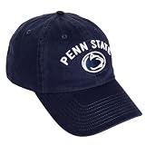 Desert Cactus Penn State University Embroidered Baseball Hat (D1) White