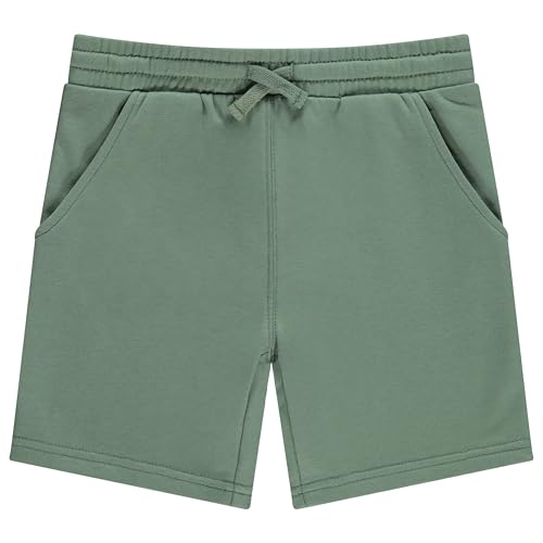 STITCH & STONE Boys 4 Pack French Terry Shorts Soft Breathable Cotton Lounge Shorts with Elastic Waist Drawstring4