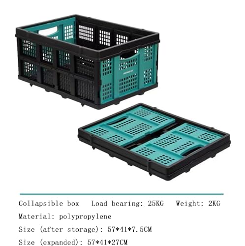 Carretilla plegable con cesta y 4 ruedas, capacidad 150 kg miniatura 6