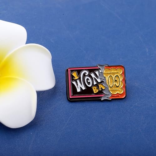 Image of Willy Musical Brooch Willy Chocolate Inspired Gifts Willy Musical Jewelry Willy Bar Enamel Pin