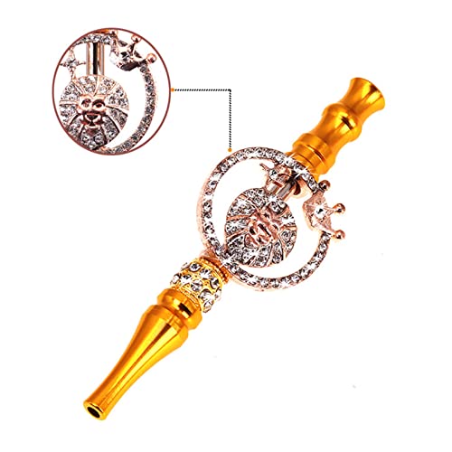 12 Constellation Decoration, Blunt Holder For Smoking Weed, Shisha Hookah Tips Disposable, Diamond Hookah Hose Set,Cigarette Holder 4.2 Inches,Leo #TOP2