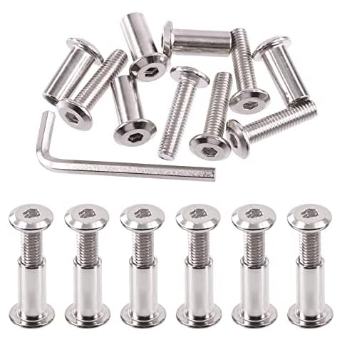 Swpeet Kit de vis hexagonales M6 Cover