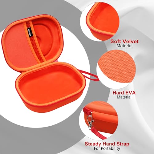 Image of L LTGEM Carry Hard Case For JBL Live 660NC /460NC /650BT Series And JBL Tune 500BT /570BT /510BT Series And Other Types Of Headphones. (Orange)