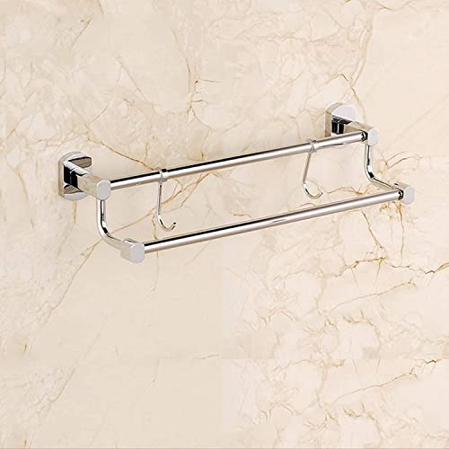 Porte-serviettes chromé pour une salle de bain moderne et ordonnée