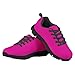 AmzPrint Unisex-Child Comfort Lightweight Flat Magenta Jogging Sneakers Low Top Lace-Up Casual Fashion Boys Size 11 Sneakers
