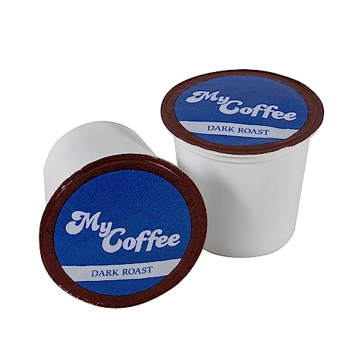 Coffee Pods MyCoffee - Organic, Specialty Grade, 100% Arabica, Non-GMO Coffee [Dark Roast, 30 Ct Single Serve Pods]