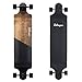 Retrospec Tidal 41-inch Drop-Down Longboard Skateboard Complete 41-Inch; Black