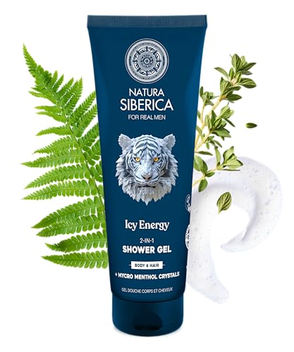 Natura Siberica Men Icy Energy Gel douche 2 en 1 Corps & Cheveux 200 ml