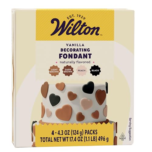 Wilton Decorator Preferred Various Skin Tone Fondant Icing