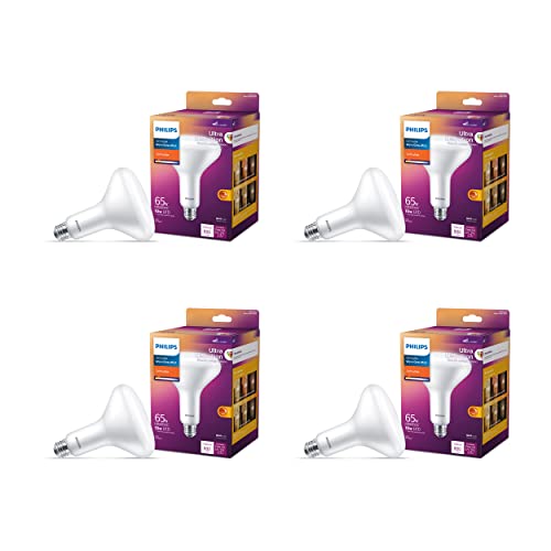 Image of Philips LED Flicker-Free Frosted Dimmable BR40 Light Bulb - EyeComfort Technology - 800 Lumen & Flicker-Free Frosted Dimmable BR30 Light Bulb - EyeComfort Technology - 650 Lumen