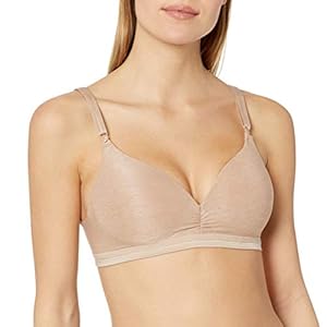 Warner's Women's Play Stay Cool and Dry Wireless Lift Comfort Bra RN3281A, Toasted Almond, 36A
