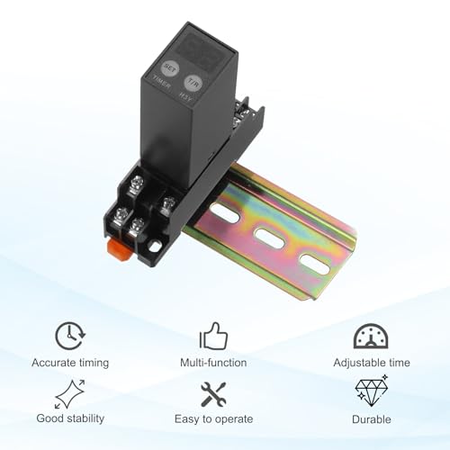 Relais temporisé LCD 12V CC à haute précision avec commande 8 broches - 5
