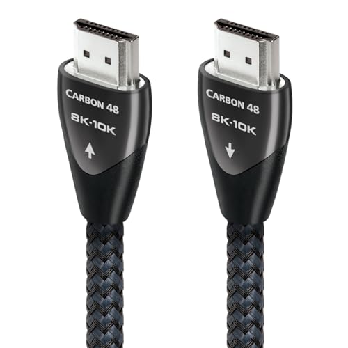 AudioQuest Carbon HDMI 48G de 1.5 metros para transmisiones estables de video digital en casa