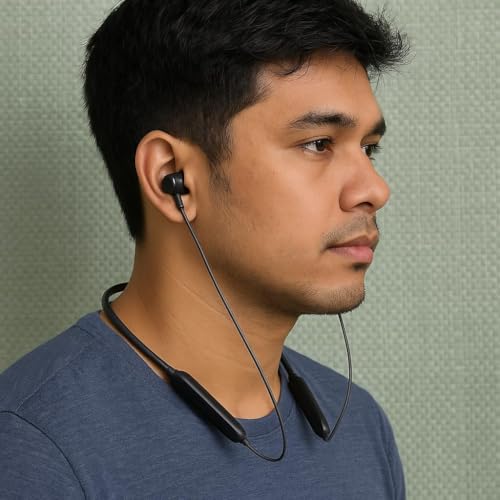 Image of Neckband Pro 50dB Active Noise Cancellation, Smart Dial Design, 37 Hrs Playtime Bluetooth Wireless in Ear Earphones with Mic Color May Vary