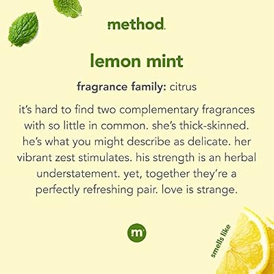 Method Foaming Hand Soap, Lemon Mint, 10 Fl Oz (Pack of 6)