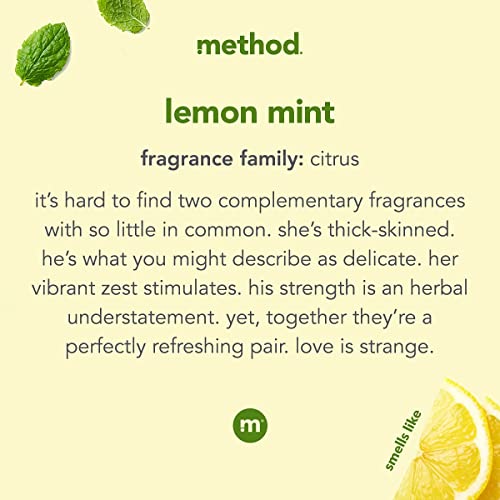 Method Foaming Hand Soap, Lemon Mint, Biodegradable Formula, 10 Fl Oz (Pack of 6) - 4