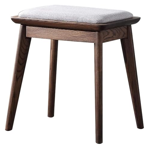 Taburete de madera para tocador elegante