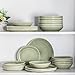 GBhome Juego de vajilla de gres para 6 personas Imagen de GBhome Juego de vajilla de gres para 6 personas