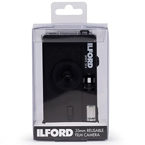 Ilford Sprite 35-Ii Reusable/Reloadable 35Mm Analog Film Camera (Black) #TOP4