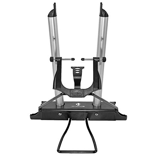 M-Wave Circle Qr Soporte de centrar para Rueda de Bicicleta, Unisex, Negro, 32 radios