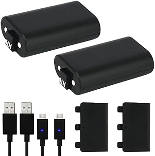 Xbox One Controller Battery Pack, YCCSKY 2 Pack 1200mAh Xbox Rechargeable Battery Pack