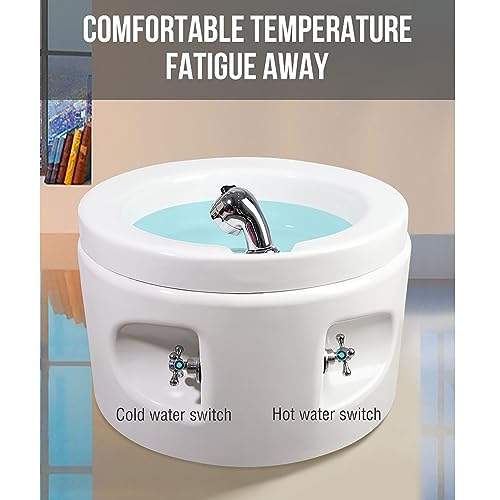 Spa de pies redondo con calor y masaje ajustable miniatura 6