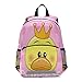 Kcldeci Princess Duck Earts - Mochila para niños con correa de seguridad, antipérdidas para niños y niñas
