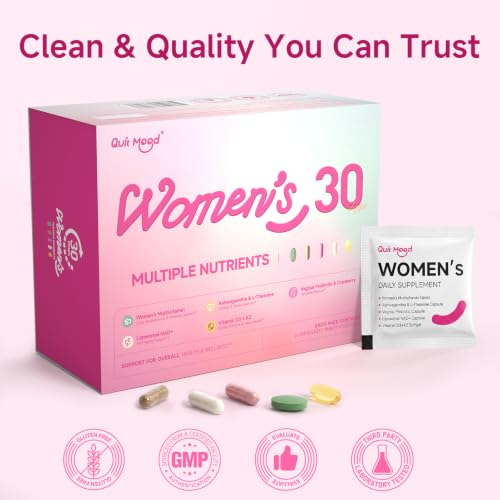 Quit Mood All-in-One Multivitamin Packs for Women
