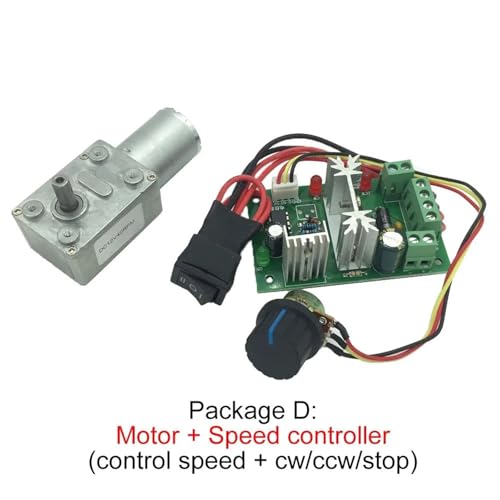 Motorreductor helicoidal JGY-370 de alta precision con engranaje sin fin y robustez metalica 2