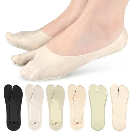 Fashiol Women Low Cut Invisible Glitter No Show Five Finger Socks | Breathable Sweat-Absorbing Toe Separated Socks|Soft Summer Flats Liner Socks for Daily Use-image-16
