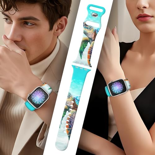 Correa compatible para iWatch 38/40/41mm verde miniatura 2