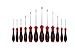 Wiha 36267 12-Piece T5-T40 Torx Driver Set with Soft Finish