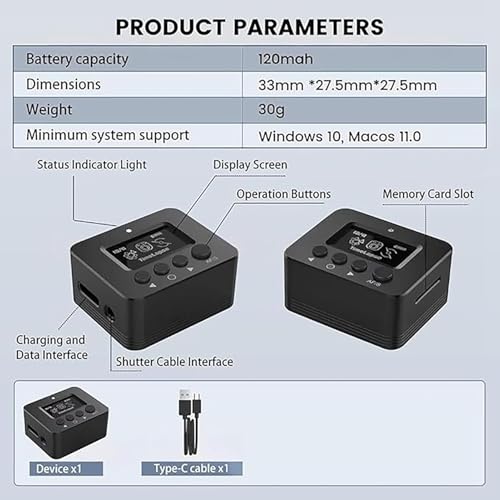 Image of Camera Stabilizer Box,External Gyroscope Camera Stabilizer,Intelligent Anti Shake Video Stabilization,Gyroscope,Perfect for Outdoor Shooting Videography