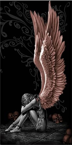 Kit complet de diamond painting 5D ange et ailes broderie diamant grand format 130x65cm