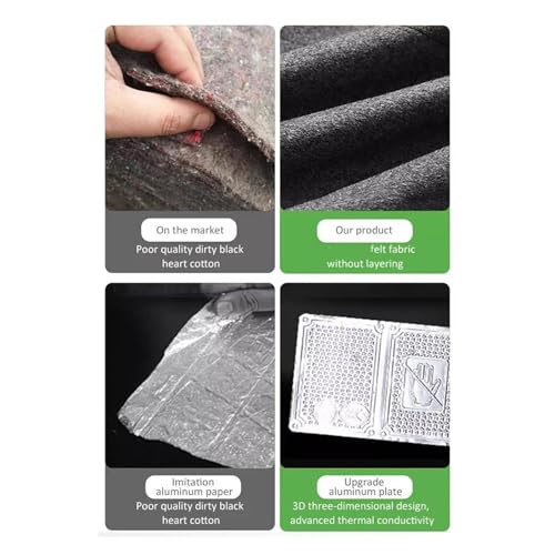 Tapis insonorisant capot Polo MK4 GTI coton thermique
