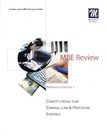 MBE Review Reference Volume 1 ~ Constitutional Law, Criminal Law & Procedure, Evidence 0159004446 Book Cover